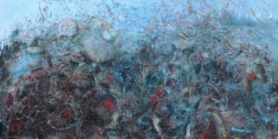 NOMAH’s land - huile sur toile - 200x160 cm Nomah