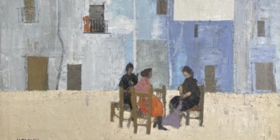 N. Praden, Les maisons bleues, 1960